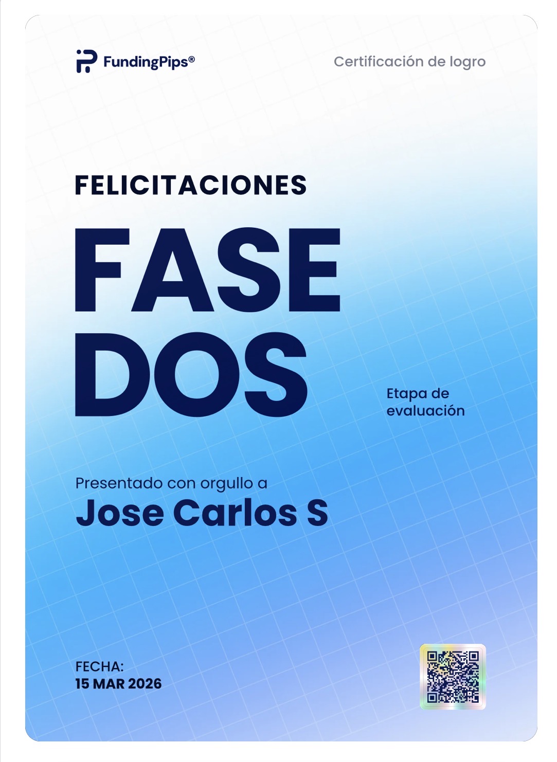 Certificado de trading